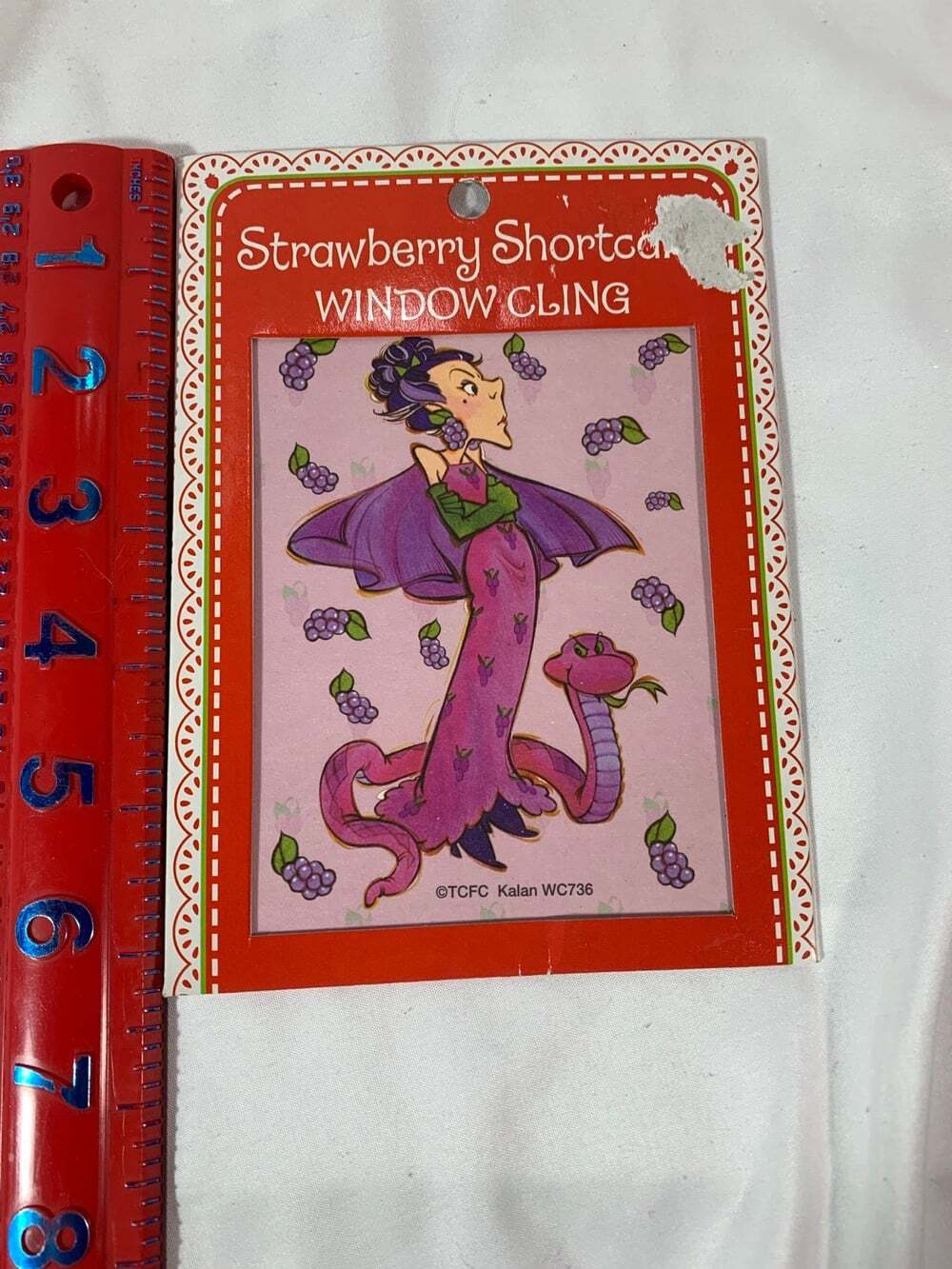 Rare Strawberry Shortcake Window Cling
